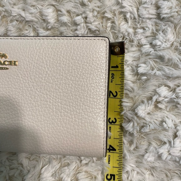 NWT Coach Slim Zip Leather Wallet with Floral Cluster Design - Picture 7 of 9